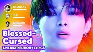 ENHYPEN - Blessed-Cursed (Line Distribution + Lyrics Karaoke) PATREON REQUESTED