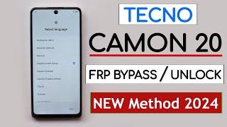 Tecno Camon 20 (CK6) FRP Bypass/Unlock Google Account Lock Android 13  - Fix Apps Disable Fail 2024