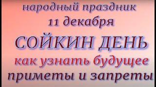 11 декабря народный праздник СОЙКИН ДЕНЬ. Народные приметы и традиции. Правила и запреты дня.