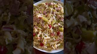 Grinder Pasta Salad Recipe #grindersanwich #antipasto #pastasalad #viralrecipe