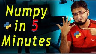 Learn NUMPY in 5 Minutes | BEST Python Library in Hindi / Urdu