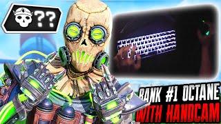 SOLO RANK #1 OCTANE WITH HANDCAM (Apex Legends Gameplay)