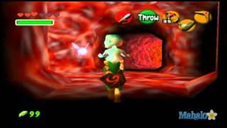 Legend of Zelda: Ocarina of Time Walkthrough - Inside Jabu Jabu's Belly - Part 2