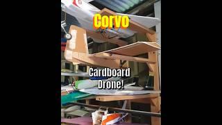 Corvo Cardboard Drone rc plane repair and flight #aviation #drone #cardboard #rcplane #diy #ukraine