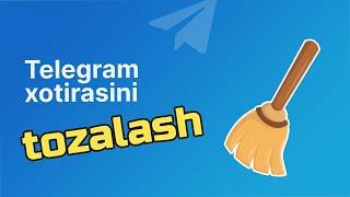 Telegram xotirasini tozalash | Telegram sirlari