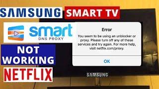 How to Setup Smart DNS VPN on Samsung smart TV || How to fix smart DNS not working NETFLIX