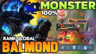 BRUTAL DAMAGE! BALMOND BEST BUILD 2021 | TOP GLOBAL BALMOND GAMEPLAY | MOBILE LEGENDS