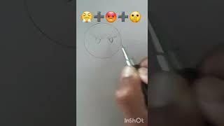 how to draw mix emoji drawings |  | Bala creations #shortsvideo #shorts #shortsfeed