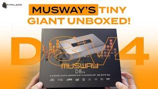Unboxing the Musway D8v4 | Compact 8-Channel Amp with Built-in DSP!