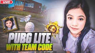 PUBG LITE  NEW UPDATE 0.28.0||JOIN  WITH TEAM CODE #streamwithglip #girlgamer #pubglite