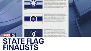 These are the new Illinois state flag finalists