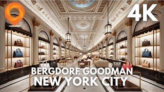 Inside Bergdorf Goodman & The Plaza Hotel | 5th Avenue NYC Luxury Shopping | 4K Tour w SUBTITLES