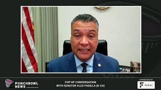 Punchbowl News Pop Up with Senator Alex Padilla on the Haitian Migrant Border Crisis