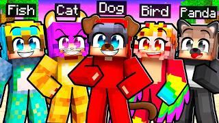 Having a PET FAMILY in Minecraft!