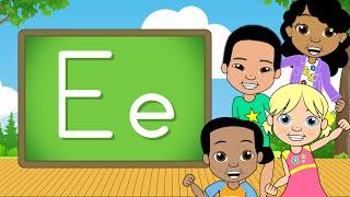 The Letter E | Alphabet A-Z | Jack Hartmann Alphabet Song | Vowels Song