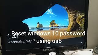 Reset Windows 10 Password  with usb (CMD).#education#comptech2022#