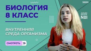 Внутренняя среда организма. Урок 12. Биология 8 класс