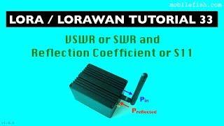 LoRa/LoRaWAN tutorial 33: VSWR or SWR and Reflection Coefficient or S11