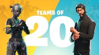 Teams of 20 Announce Trailer (Battle Royale)