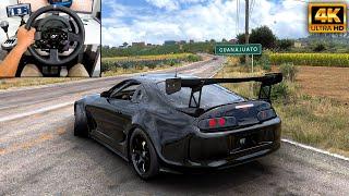 1000HP Toyota Supra MK4 (Formula Drift) | Forza Horizon 5 | Thrustmaster T300RS gameplay