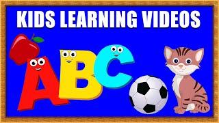 5 Words From Each Alphabet | A to Z 5 Words | Kids learning Alphabet