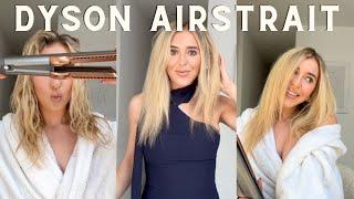 Dyson Airstrait Review - Dyson Airstrait Wet Dry Styler & Straightener Review / First Look