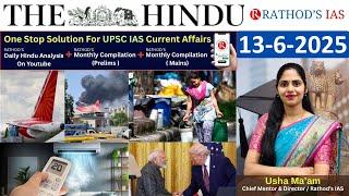 13-6-2025 | The Hindu Analysis In English for UPSC | Daily current affairs | The Hindu #upsc #ias