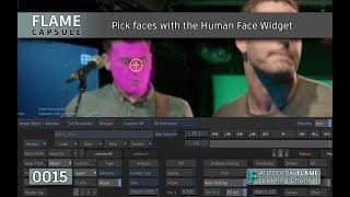 Flame Capsule 015 - Picking Faces with the Human Face Widget - Flame 2021.1
