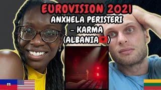 REACTION TO Anxhela Peristeri - Karma (Albania  Eurovision 2021) FIRST TIME LISTENING TO ANXHELA