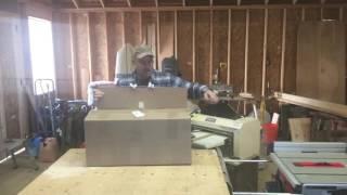 Woodmaster three sided molding system unboxed