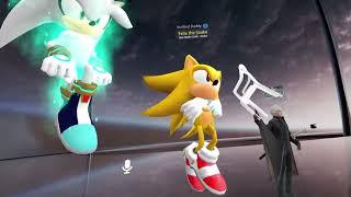 Sonic and Silver Vs VRtale Chara! VRchat Funny Moments!