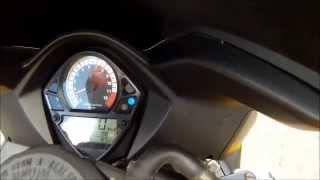 Suzuki 2004 SV650s 0-60, 0-100 MPH / 0-160 KMH acceleration