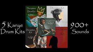5X FREE KANYE WEST DRUM KITS BUNDLE 900+ SOUNDS