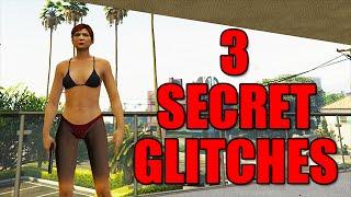 3 SECRET SOLO GLITCHES IN GTA 5 ONLINE YOU PROBABLY DIDN'T KNOW!! (GTA V)