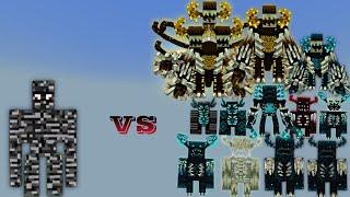 Bedrock Golem vs Warden Plus (All Wardens) | Minecraft Bedrock | Mob Battle