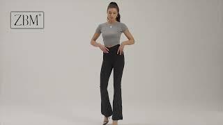 ZBM Parachute Pants Cargo Pants for Women,Y2K Wide Leg Pants with Drawstring and Pockets