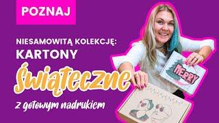 Opakowania świąteczne | Kartony z nadrukiem świątecznym na prezent