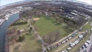 Curtis Creek from the air.