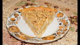 PASTEL de PLÁTANO/BANANO con NUECES de NOGAL/Заливной банановый пирог с грецким орехом