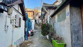 [4K SEOUL] Walking the Old and Narrow Alley in Seodaemun, Seoul