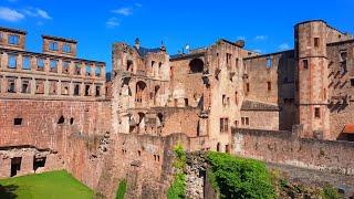 Besuch der Heidelberger Schlossruine, Deutschland Trip