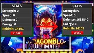 Dragon blox ultimate: 14.1K rebirth showcase (x4 event + talent)