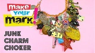 How to: Make a Chunky Junk Charm Choker