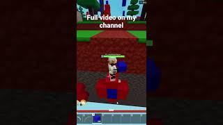 POV YouTubers power kicks in Roblox bedwars #bedwar #bedwars #robloxglitches #minecraft #robloxevent