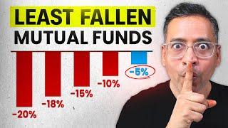 Least FALLEN Mutual Funds in HUGE Stock Market CRASH - Best Mutual Funds -DONT miss this- Rahul Jain