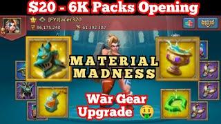 Gears Upgrade | Material Madness Chest Opening| Lord's Mobile|#lordsmobile