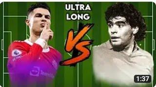 Long VS  (Cristiano VS Maradona ) #foryou #foryoupage #viral #viralvideo