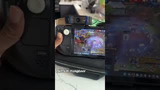 Steam deck setup for streaming #worldofwarcraft #steamdeck #twitch follow up