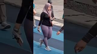 Leggings Ungu Jangan Sampai Lepas  #jilbab #hijab
