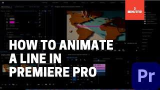 How to Draw and Animate a Line - Premiere Pro CC